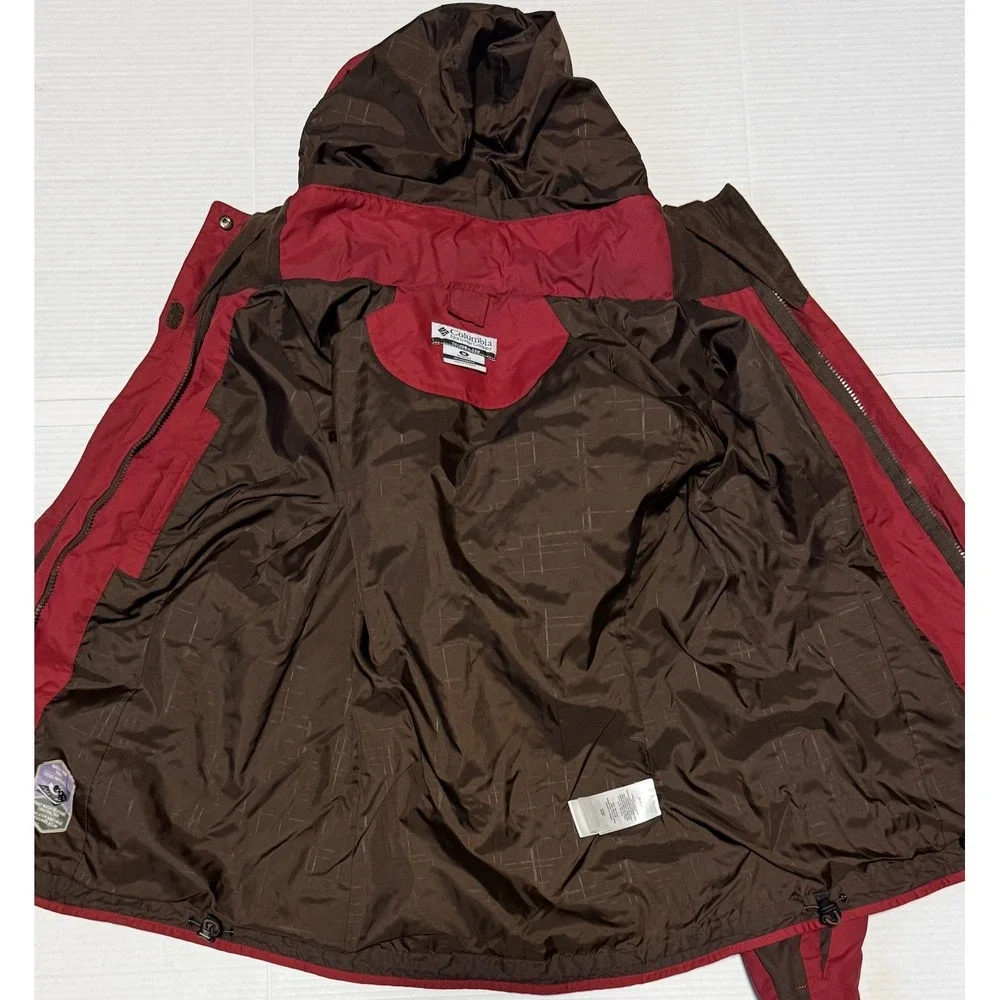 COLUMBIA Interchange Shell - Women's Waterproof Hooded‎ Full Zip Jacket - Medium